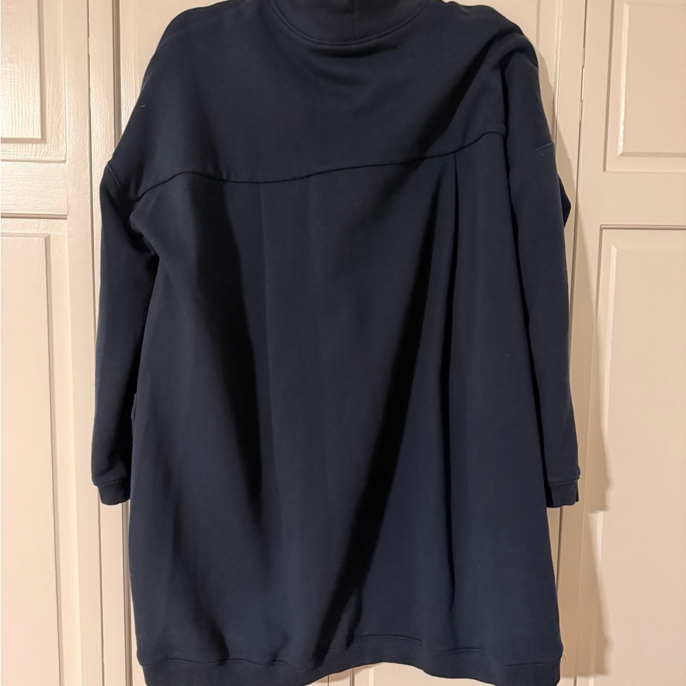 Tuckernuck Navy Porter Dress, Size Medium, Sweater/Sweatshirt Dress - Picture 6 of 6